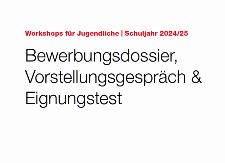 Workshop Eignungstest